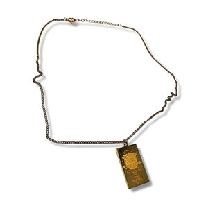 18K Gold Plated Gemini Zodiac Adjustable Necklace
